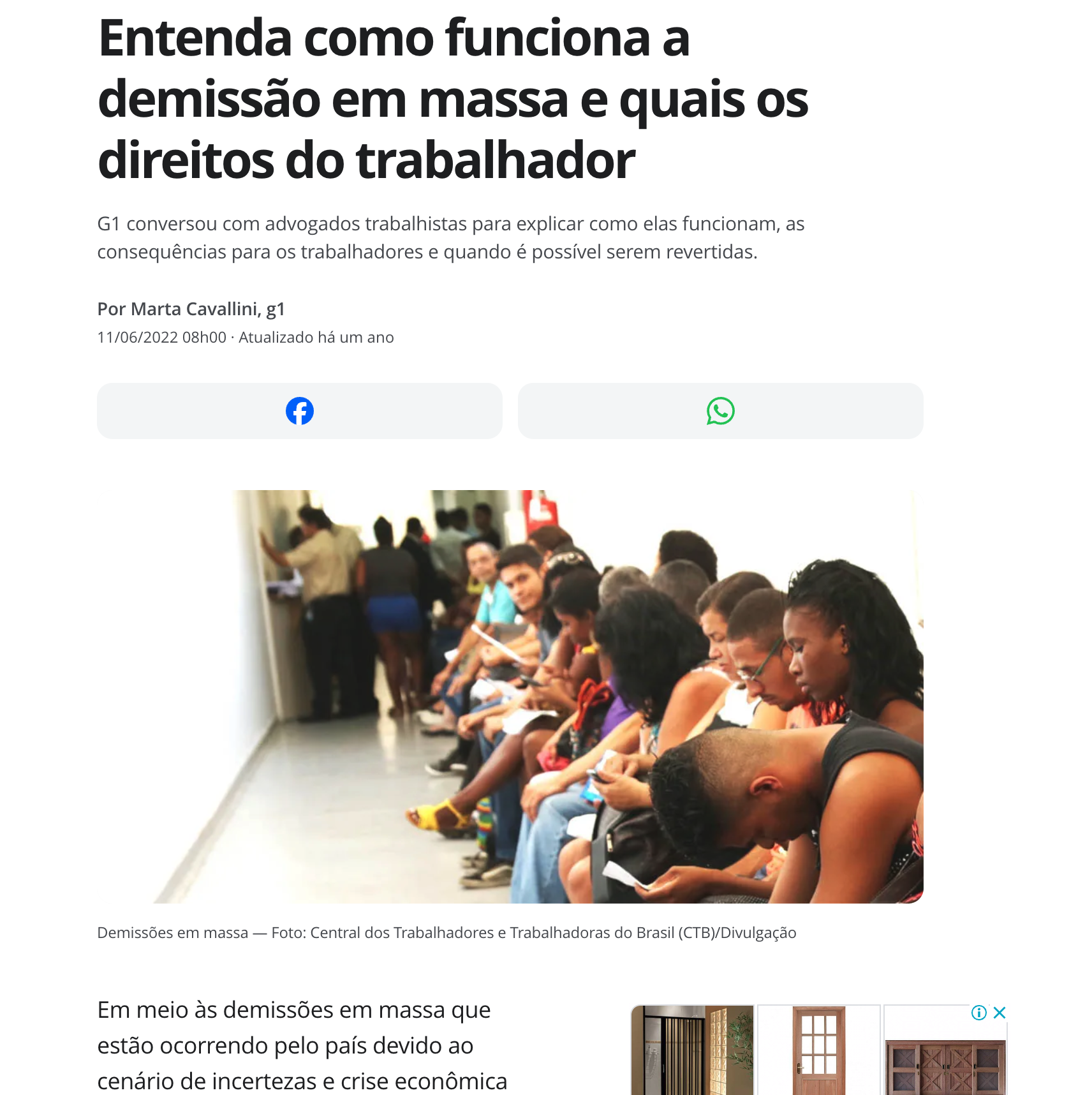 Entenda como funciona a demissão em massa e quais os direitos do trabalhador